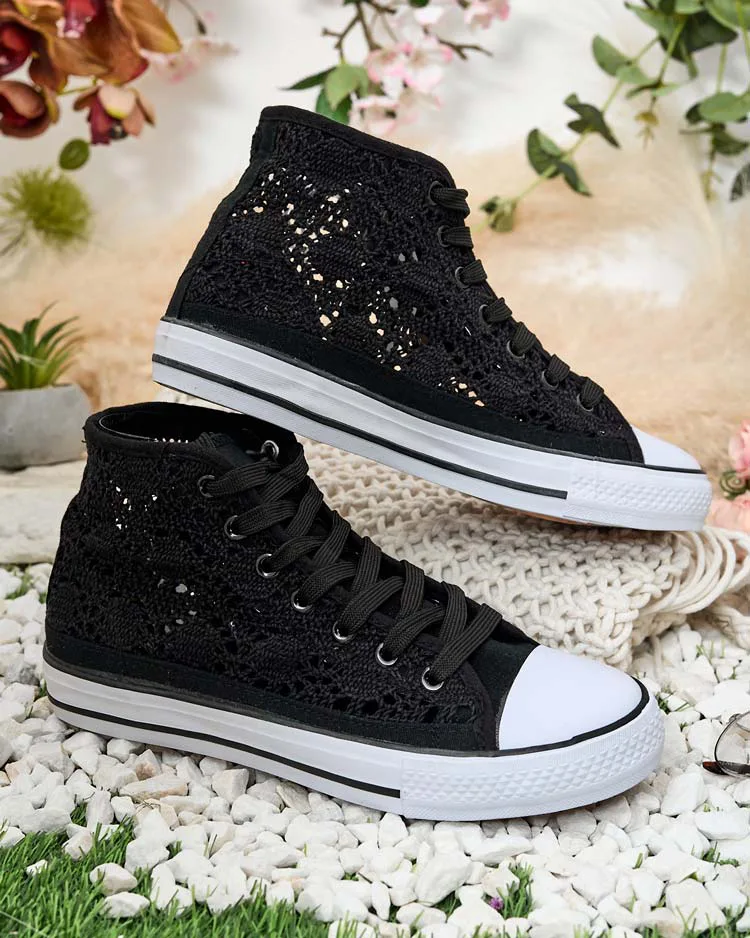 Royalfashion Sieviešu ažūra kedas Nictz