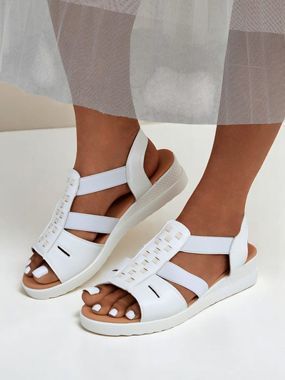 Royal Fashion Women's Low Wedge Sandals Sora