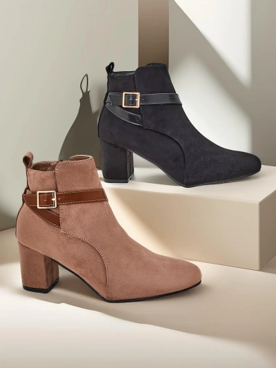 Женские ботинки на толстом каблуке Royalfashion Eloron