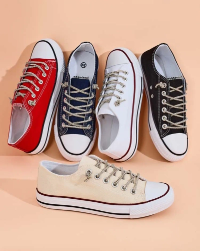 Royalfashion Women's sneakers with decorative laces Timi