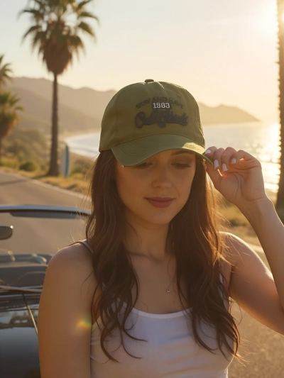 Royalfashion Unisexa beisbola cepure California