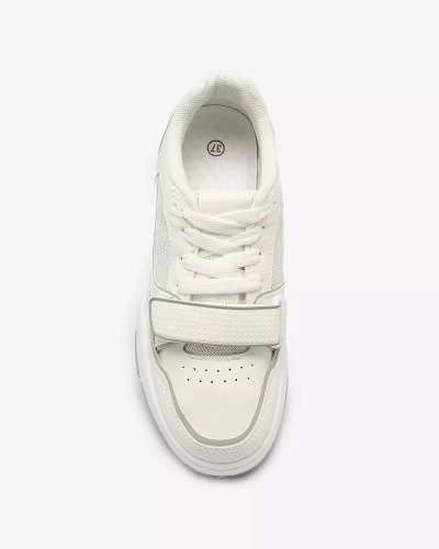 Women's sports sneakers in white-gray color Xirrat- Footwear