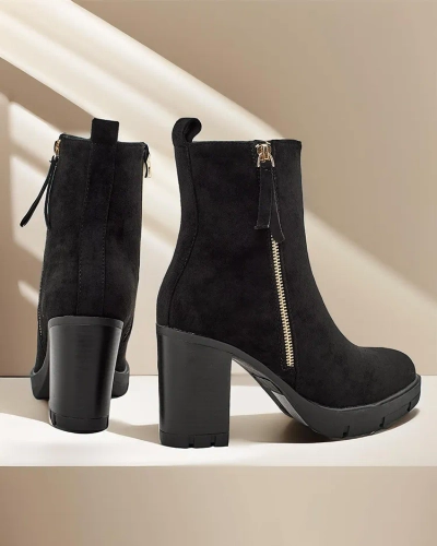 Royalfashion Women's ankle boots on a post Igges