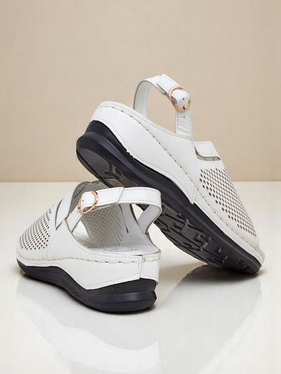 Royalfashion Damskie sandały na niskim koturnie Mira