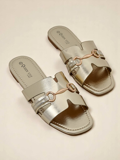 Royal Fashion Women's flat slides Lina