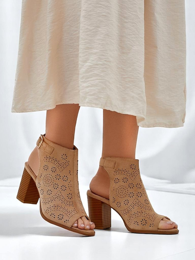 Royalfashion женские сандалии на блок‑каблуке с вырезами Abetle