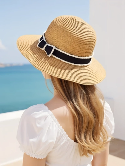 Royalfashion Women's straw hat Sunny Meadow