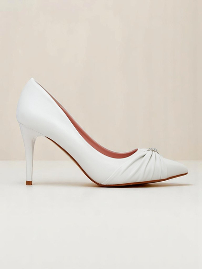 Royalfashion Sieviešu ekoloģiskās ādas laiviņas Venetia Nera