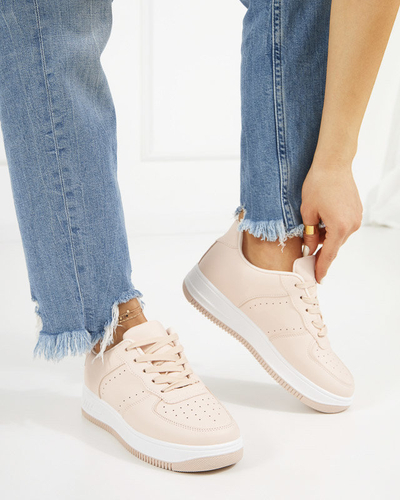 Light pink women's sports shoes Jaminso sneakers - Footwear