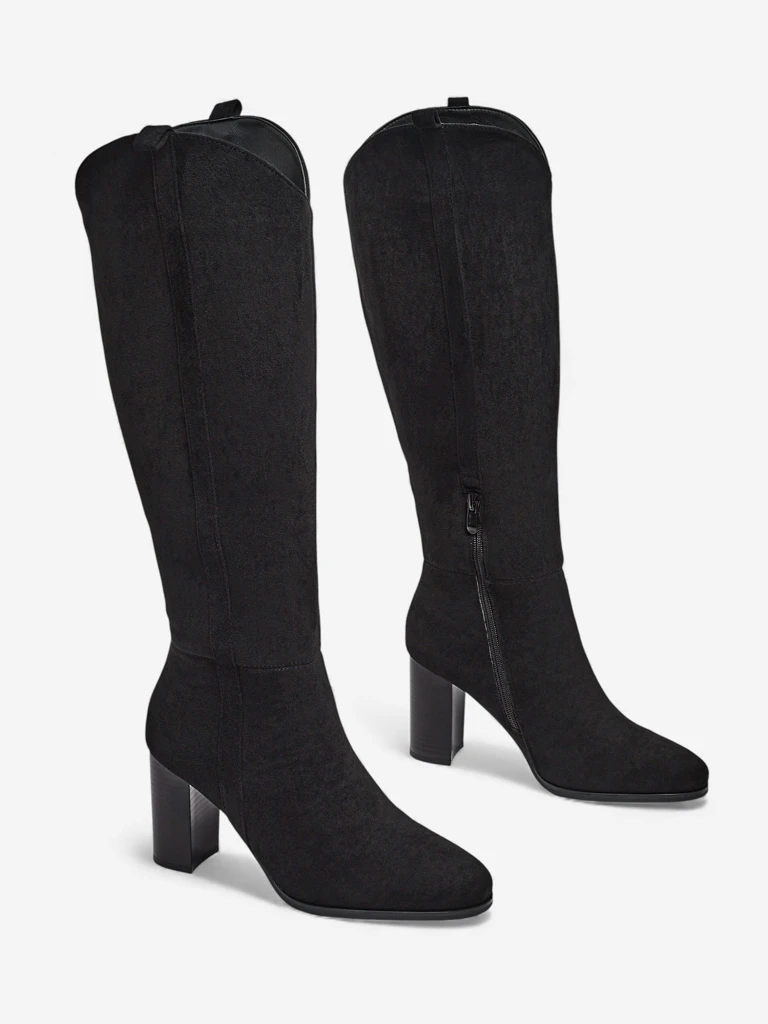 Women's Ersenal Eco-Suede Block Heel Boots