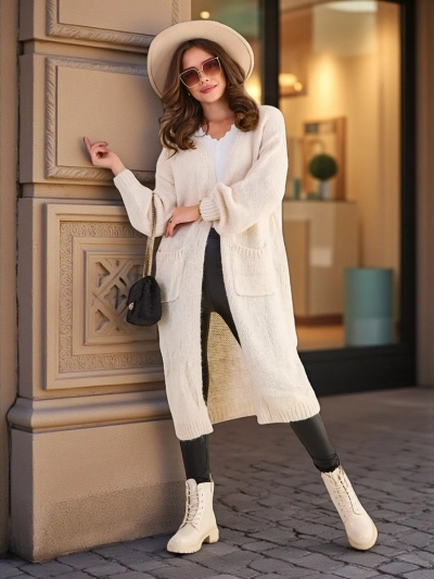 Royalfashion knitted women's cardigan