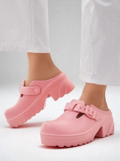 Royalfashion Sieviešu gumijas papēžu sandales Voxones