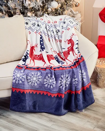 Royalfashion Christmas blanket 200x220