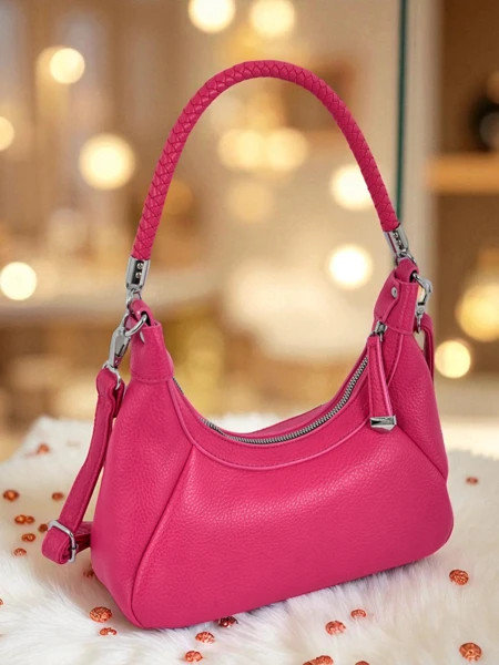 Royalfashion Small Women's Eco-Leather Handbag with Decorative Strap Lacquea