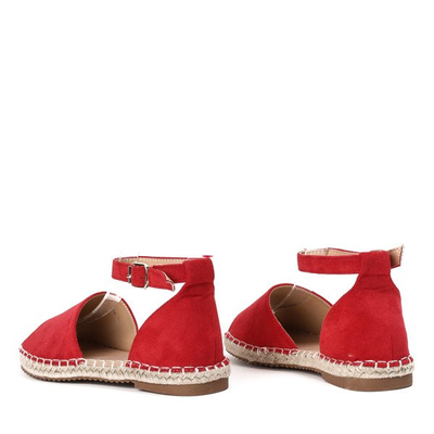 Red espadrilles with a Royal cut - Footwear