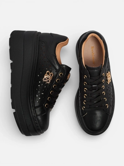 Atelle Women's Openwork Sports Sneakers Made of Natural Leather