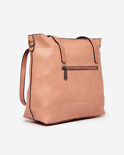 Royalfashion Rozā sieviešu iepirkumu somiņa