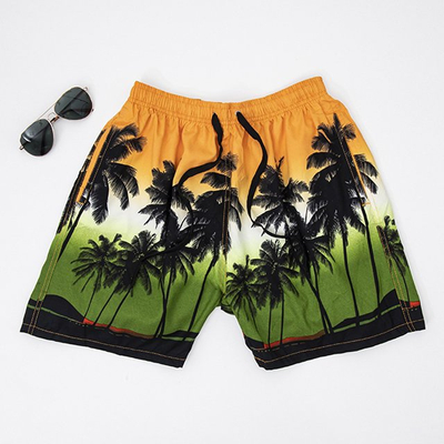 Orange men's sports shorts - Clothing