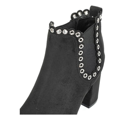 Black boots on a higher Cranlae post - Footwear 1