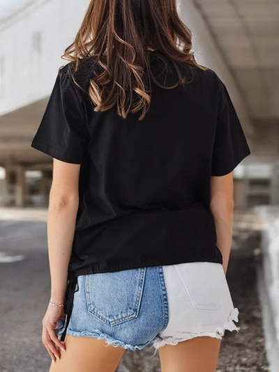 Royalfashion Women's cotton blouse with the inscription