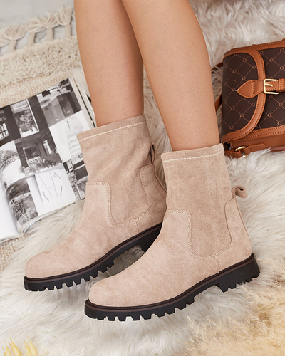 Royalfashion Sieviešu zābaki Gebimma no eko zamšādas