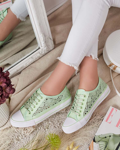 Royalfashion Sieviešu ažūra apavi Niz