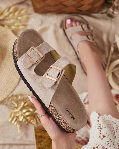 Royalfashion Sieviešu čības ar sprādzēm Foumy