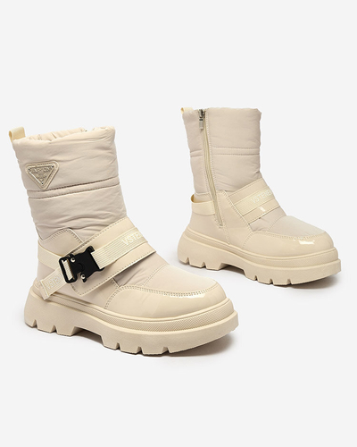 Royalfashion Sieviešu sniega zābaki Fileuri