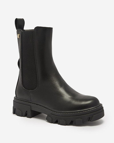 Women's high boots in black Vyvieva- Footwear