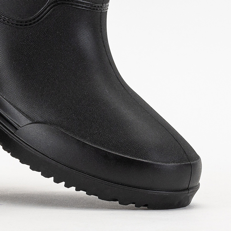 Matēti melni sieviešu lietus zābaki Aqapi - Apavi