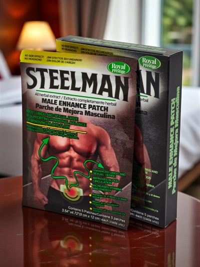 Natural potency enhancing patch for men