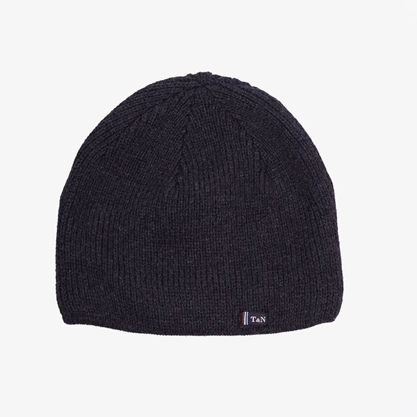 Vīriešu tumši pelēka polsterēta cepure - Aksesuāri