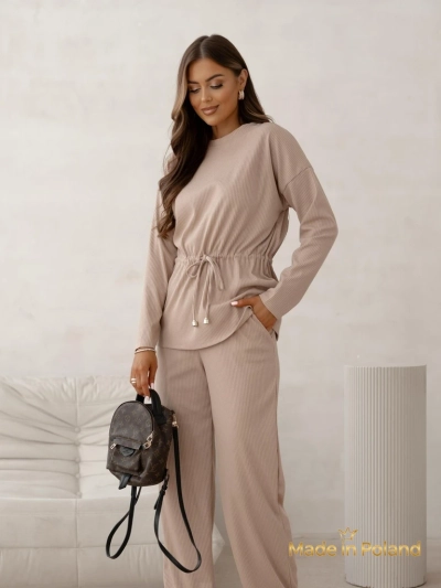 Royalfashion Cotton Women's set a'la sweater ribbed