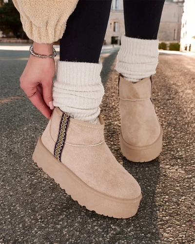 Royalfashion Short snow boots for women Haluzi