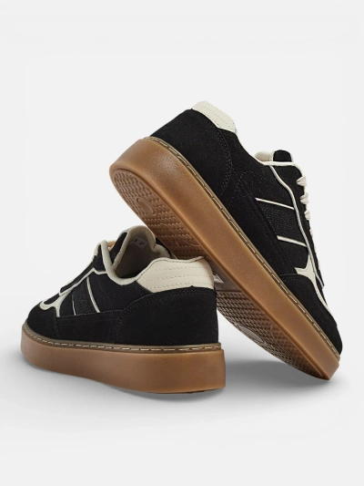 Flora Black Ecological Sports Women's Sneakers for Everyday Use