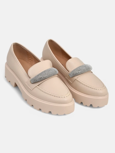 Royalfashion Women's moccasins with zircons Emerne