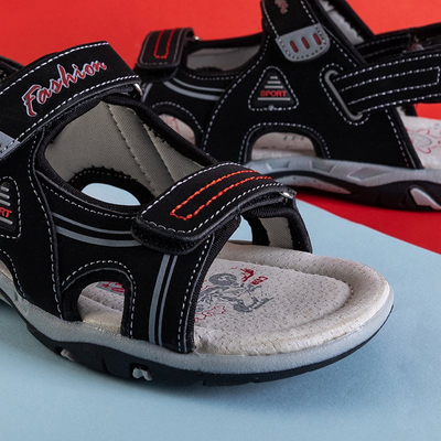 Melnas zēnu 'Monekin velcro sandales - Apavi