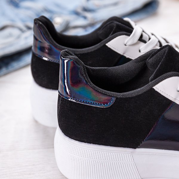 Черно-белые спортивные туфли на платформе Des - Обувь