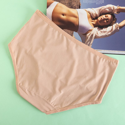 Women's beige panties panties - Underwear