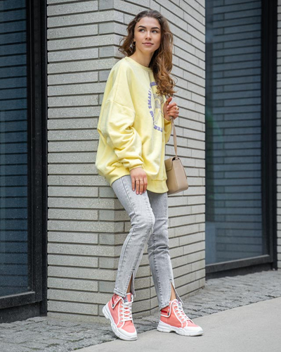 Pelēki sieviešu šauri džinsi - Apģērbs