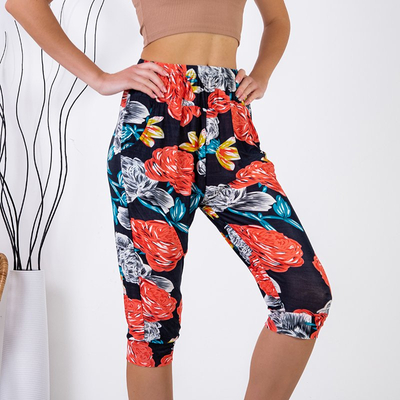 Women's patterned shorts PLUS SIZE - Clothing