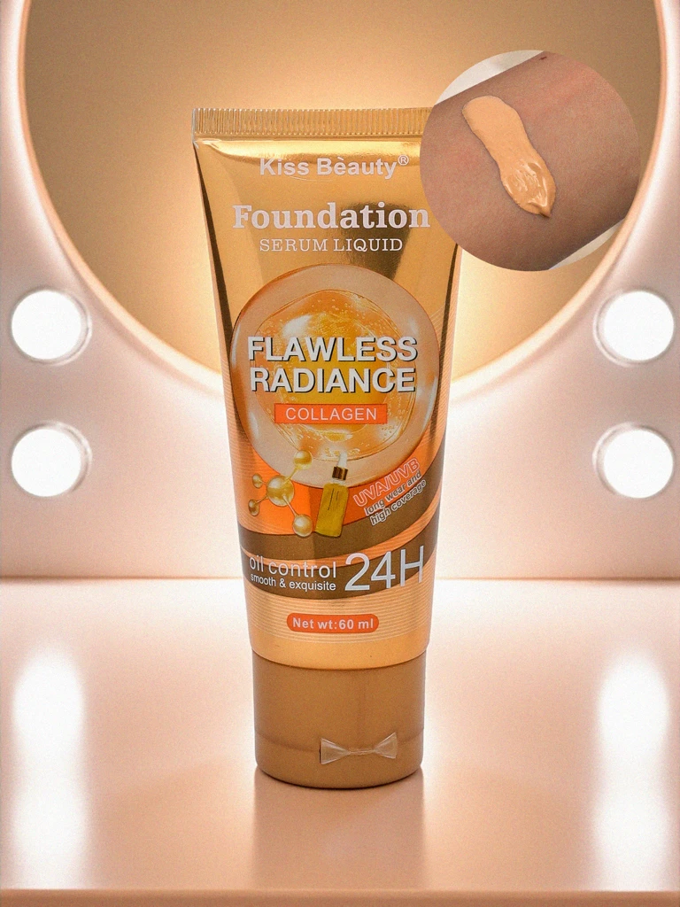 Kiss Beauty Foundation with collagen serum - illuminating 24H