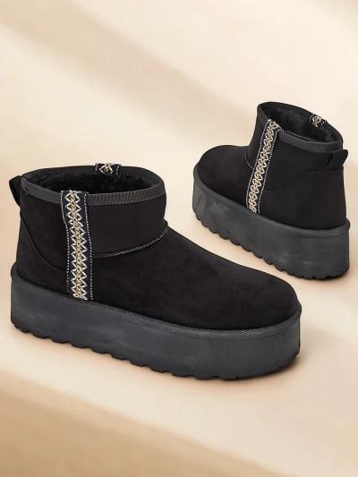 Royalfashion Short women's snow boots a'la Haluzi