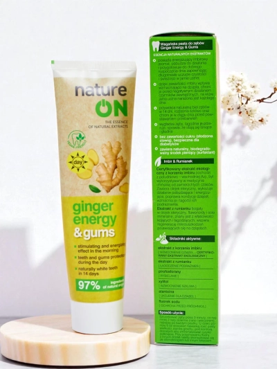 Ginger toothpaste – nourishes teeth and protects gums