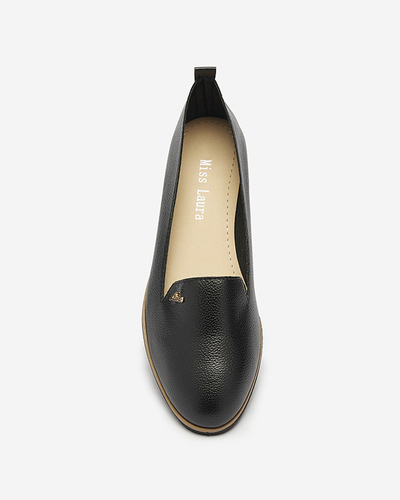 Black women's moccasins Riorica- Footwear