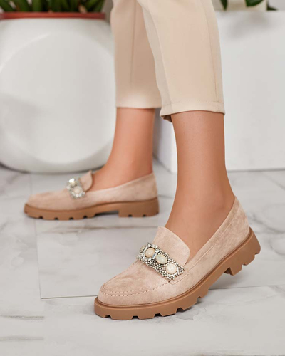 Royalfashion Женские мокасины с цветными цирконами Nel