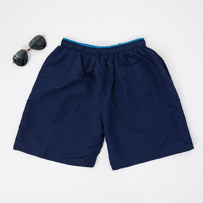 Navy blue men's shorts - Clothing