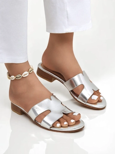 Royalfashion Femala klapi sur plata sole SilverEase