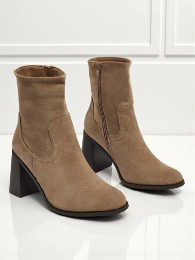 Women's Rune Fast Faux Suede Heeled Ankle Boots
