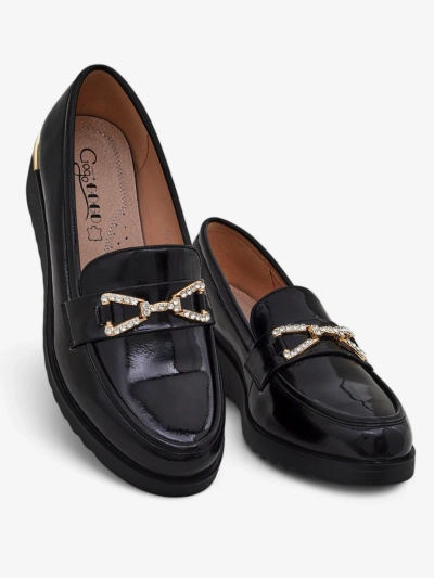 Royalfashion Women's moccasins on a low wedge Leffo